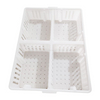 Jaulas de plástico para transporte de pollitos, cajas de transporte para aves de corral, jaula de transferencia, cubos para pollos, caja de transporte para pollitos, LMC-12