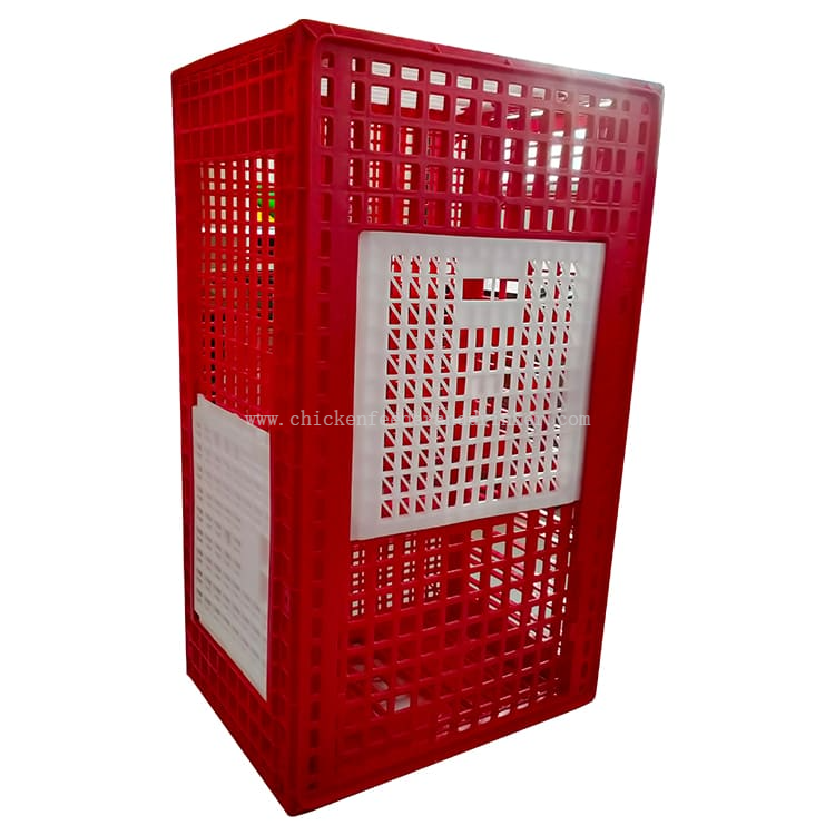 Jaula plegable de LMC-04, jaula de transporte para aves de corral vivas, caja para gansos, jaula para transporte de aves de corral de pavo