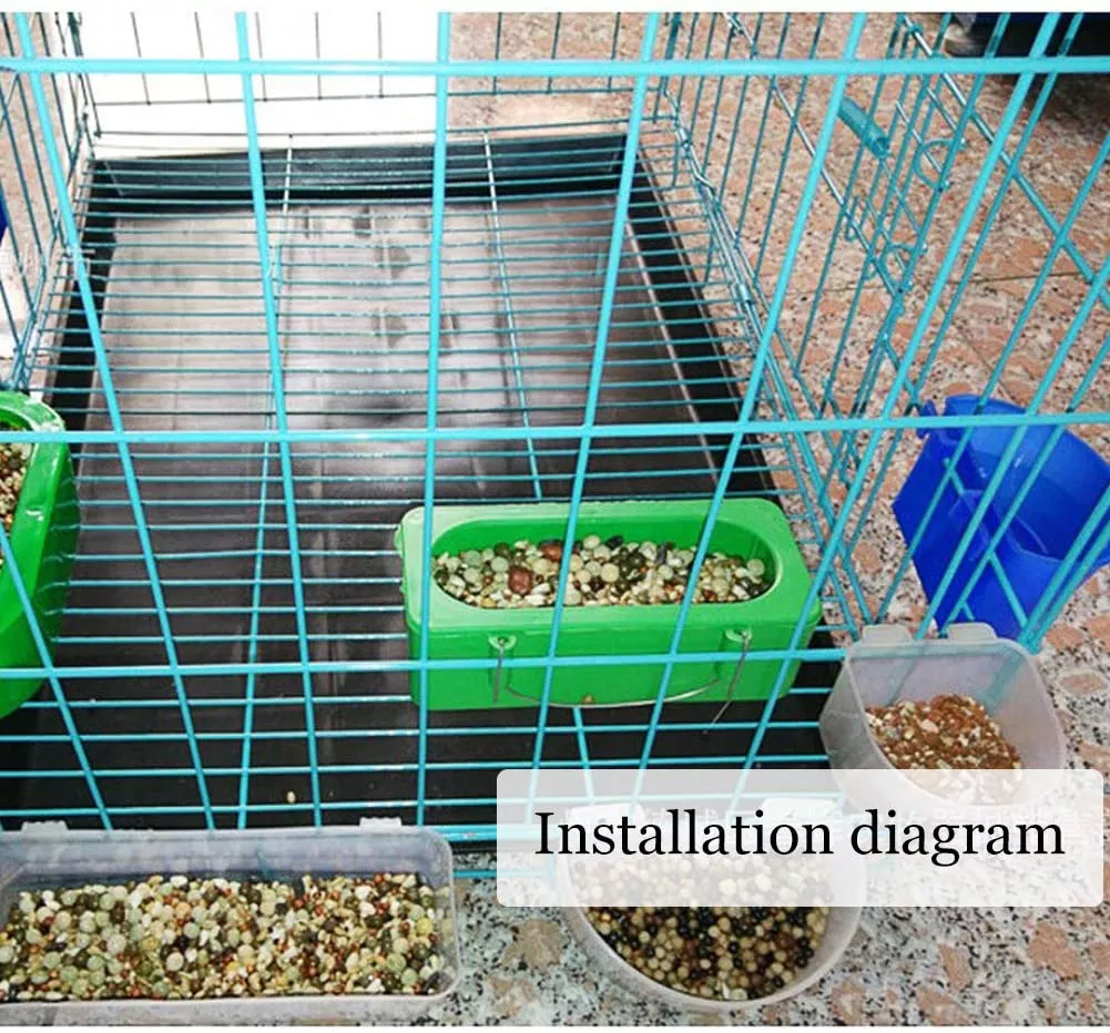 Comedero colgante para palomas, taza, comedero para pájaros, equipo para aves de corral, accesorios de alimentación para pollo, codorniz, palomas, LMB-18