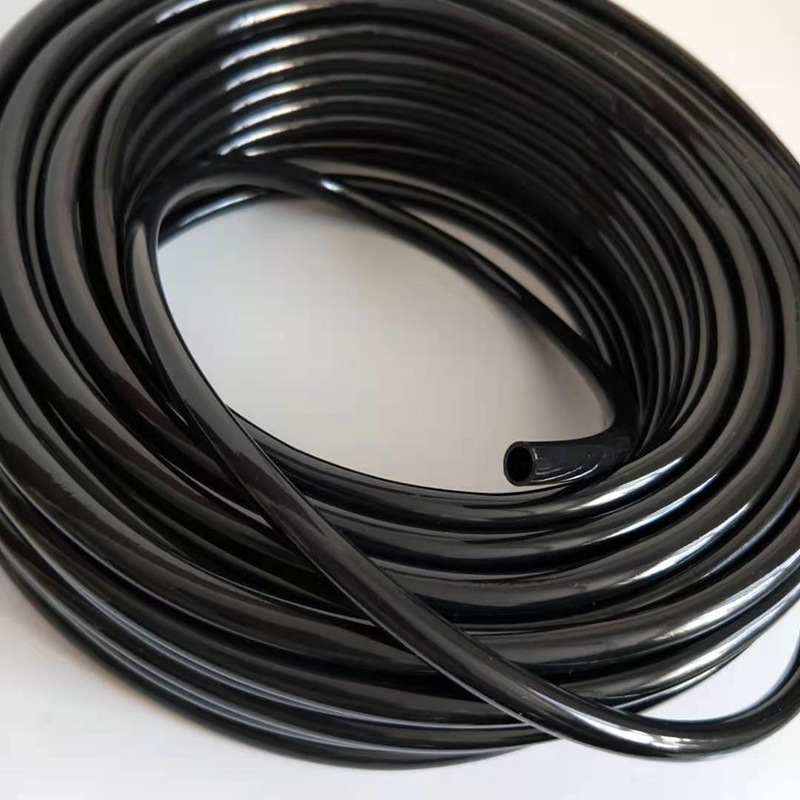 Manguera suave negra Flexible de goma de 8mm, tubo suave Rube suave para sistema de suministro de agua para animales de aves de corral LML-50