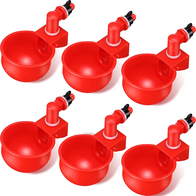 Bebedero automático para pollos, taza para equipos de granja de pollos, taza de agua potable para aves, palomas, codornices, LM-39