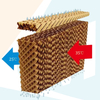 Línea de alimentación de pollos con tapete de enfriamiento, almohadilla de enfriamiento hecha con papel Kraft Skyplant o cortina húmeda para granja de pollos