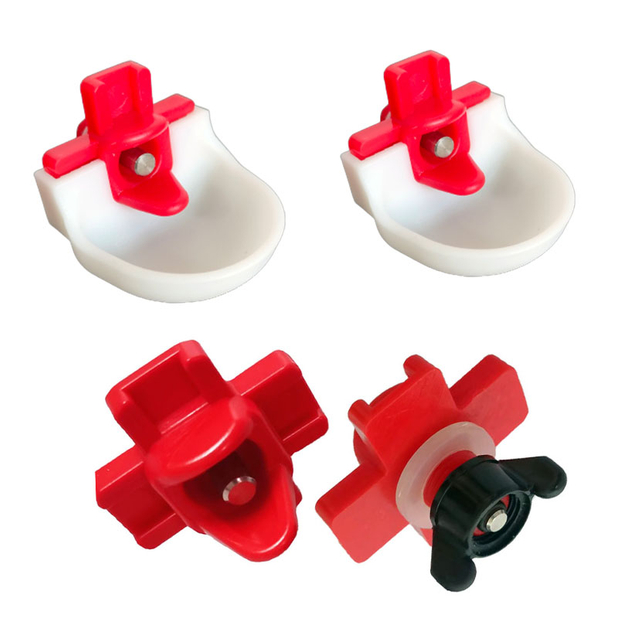 Bebedero con tetina para pollo de montaje lateral horizontal Tetinas de agua para aves de corral con tuerca arandela y vaso para bebedero Bebedero automático para granjas avícolas Bebedero para pollos LM-134/LM-31