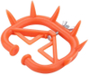 Anillo para la nariz de vaca, herramienta de destete de plástico rojo para animales de granja, ganado, destete, para prevenir la succión