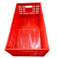 Jaula de transporte para pollos vivos, caja de volumen de pollos, caja de transporte de plástico para aves de corral, pato, pollo, Paloma, LMC-05