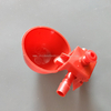 Bebedero y bebedero de plástico para aves de corral, bebedero automático de buena calidad, taza para tetina de agua para pollos, LMB-09