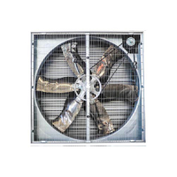 Extractor de ventilación industrial montado en la pared grande de fábrica 48 pulgadas 50 pulgadas 60 pulgadas para aves de corral, casa de cerdos