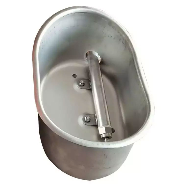 Bebedero automático ovalado de acero inoxidable para cerdos, bebedero para tetina, bebedero para cerdos