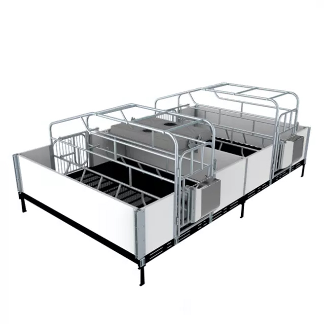 Jaulas de parto para cerdas europeas, cama para corral para cerdas, jaula para gestación de cerdos, equipo de granja porcina 