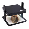 Placa calefactora para pollitos, puente levadizo para aves de corral y cubierta de placa criadora con incubadora de huevos de altura ajustable