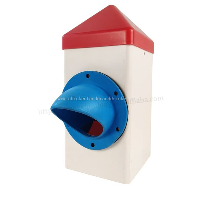 Alimentador de pollos Diy, puertos a prueba de lluvia, alimentador de patos y aves de corral, Kit de alimentación automática, fácil uso para cubos, contenedores, comederos, LM-128