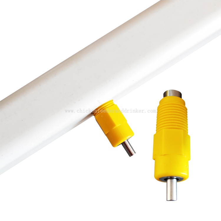 Bebedero automático para pollos, tetina de agua para aves de corral, línea de bebida para pollos LM-01